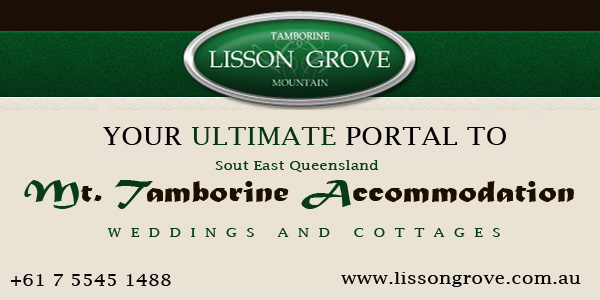 mount tamborine, weddings mt tamborine, mt tamborine cottages, south east queensland accommodation